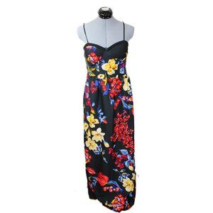 💙❤️💛Band of Gypsies Floral Maxi Dress - Black, Yellow, Red, Blue💛❤️💙